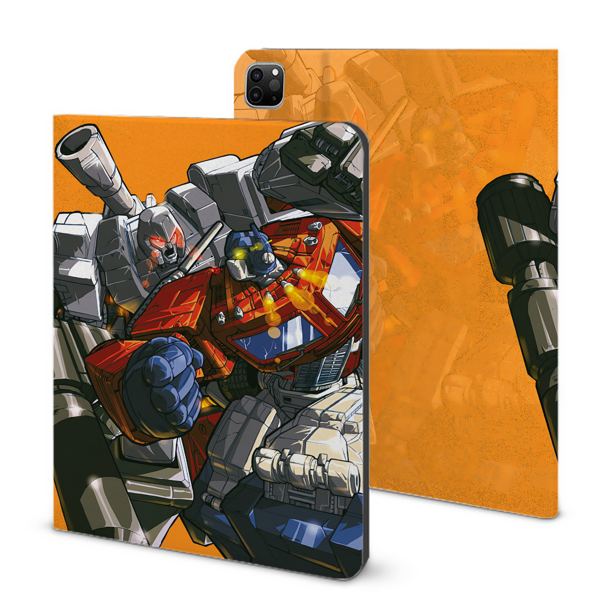 （画像用） Transformers トランスフォーマー IPad ケース ブック型 PUレザー TPU 耐衝撃 軽量 薄型 ペン収納なし 全面保護 IPad 各モデル対応